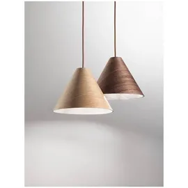 fabas luce gmbh Esino 1-flg. 33 cm kugelförmig Walnussfarben