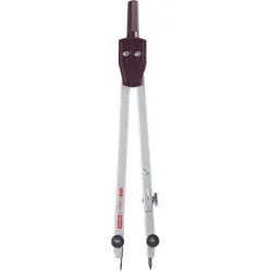 Aristo Einsatzzirkel 1 Gelenk max. 360mm Länge: 135mm silber/bordeaux Packung mit 10 Stück