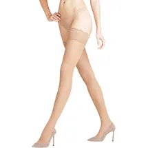 Falke Damen Halterlose Strümpfe Matt Deluxe 20 DEN - natur - US 10,5|US 11
