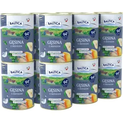 BALTICA Gans Nassfutter mit Pute 12x400g getreidefrei