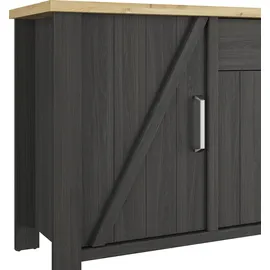 Gami Buffet Sequoia 220 x 50 x 93 cm Schwarz