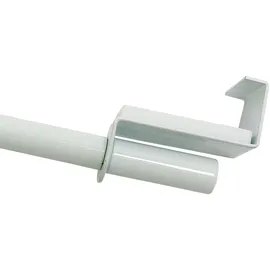 GARDINIA Spannvitrage Ø 9 mm, Metall, ausziehbar 60-90 cm, weiß
