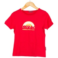 F2 T-Shirt Sunset Ladies Rot Women Shirt Tee Damen Oberteil, Größe: M