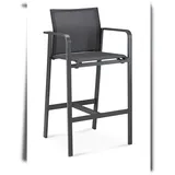 BEST Freizeitmöbel Rhodos Gartenstuhl 60,5 x 112 x 110 cm anthrazit 1 St.