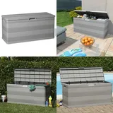 Vidaxl - Gartenbox Grau 117×45×56 cm - Gartenbox - Auflagenbox - Gartenmöbel - Kunststoffbox - Stauraum - Home & Living