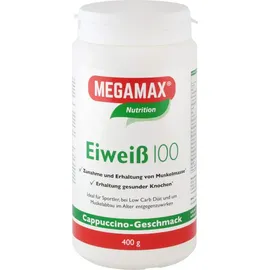 MEGAMAX Eiweiß 100 Cappuccino Pulver 400 g