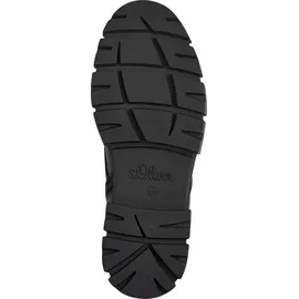 s.Oliver Damen Stiefeletten ohne Absatz zum Schnüren Vegan, Schwarz (Black), 37 EU