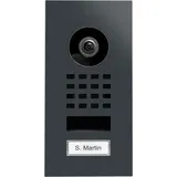 DoorBird D1101V Unterputz IP Video Türsprechanlage Anthrazitgrau, Edelstahl, pulverbeschichtet, seidenmatt