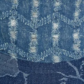 KANGOL Denim Mashup Bucket blau M