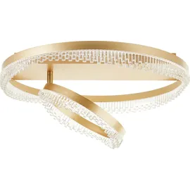 Brilliant LED-Deckenleuchte Aurora Aluminium Gold