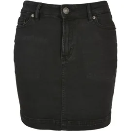 URBAN CLASSICS Organic Stretch Kurzer Rock Mit Hoher Taille Black Washed 27