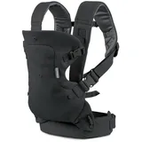 Infantino Flip Advanced 4 in 1 Babytrage mit Mesh-Gewebe - Grau