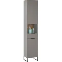 BASIC by Balculina »Denver Hochschrank, Badezimmerschrank BxHxT 38x195x32«, (1