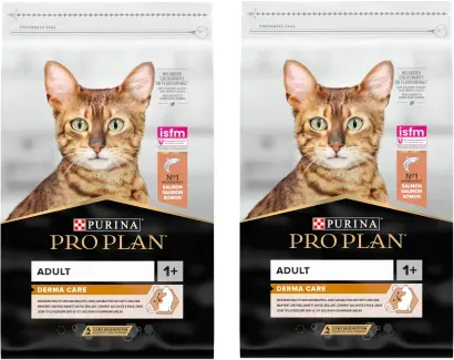 PRO PLAN Adult Derma Care Trockenfutter für Katzen mit Lachs 2x10 kg (Rabatt für Stammkunden 3%)