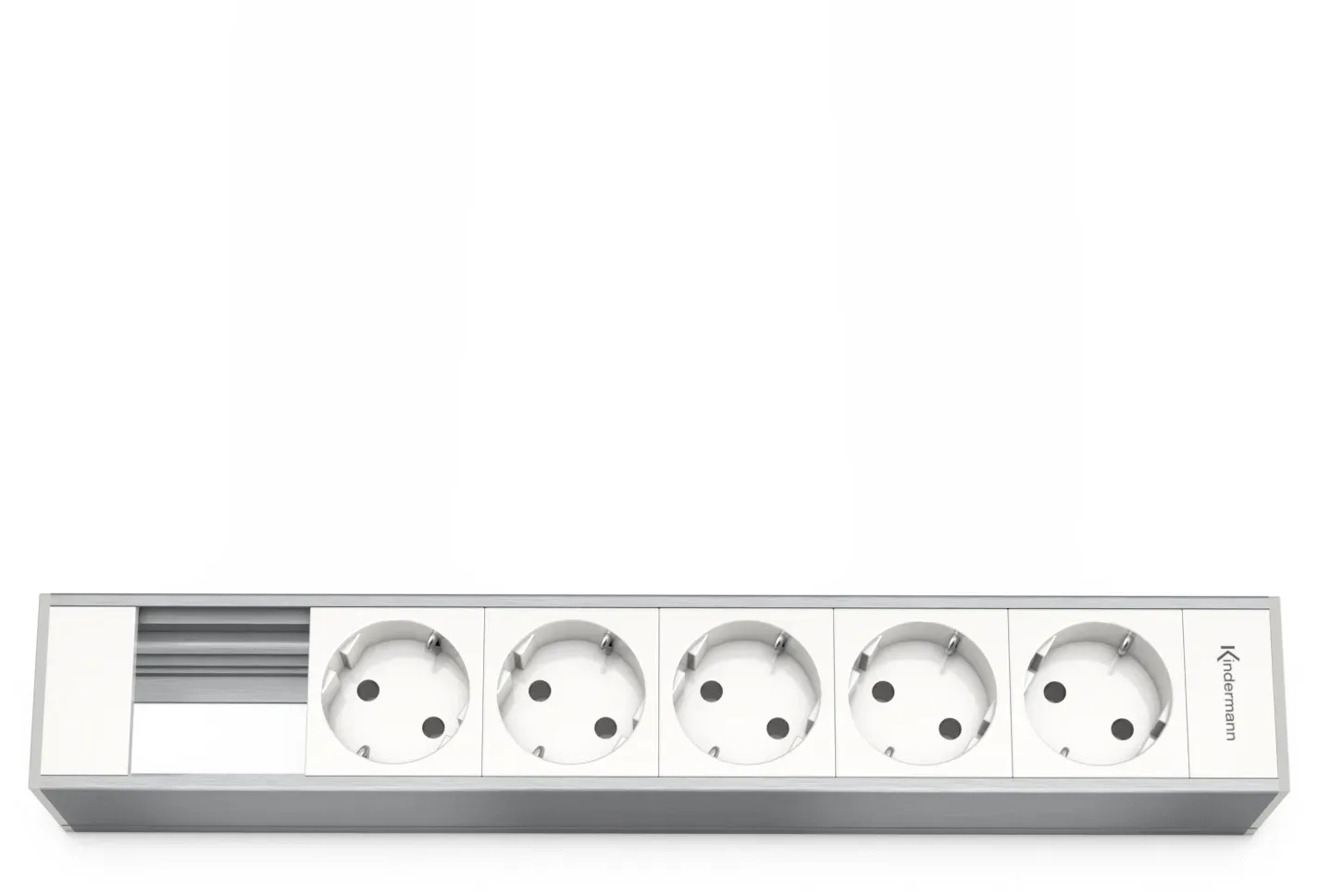 Kindermann CablePort Modulträger 6-fach, 5x Strom