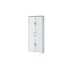 Aktenschrank  Varese , weiß , Maße (cm): B: 86 H: 204 T: 38