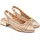 Gioseppo Fikove, geflochtene Ballerinas aus Leder, Schwarz, für Damen, Platinfarben, 40 EU