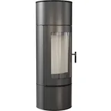 Kaminofen kratki ANTARES 10 kW dunkelgrau Holzofen gussgrau 1,50 m Höhe Zylinder