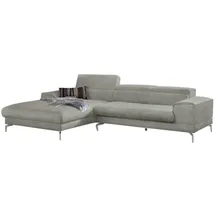 W.Schillig Eckcouch Chenille 3-Sitzer Grau