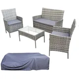 Svita Brooklyn Loungeset 4-tlg. grau