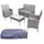 Svita Brooklyn Loungeset 4-tlg. grau