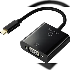 Renkforce USB-C / VGA Adapter 10 cm Schwarz