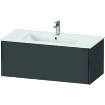 Duravit XViu Waschtisch-Unterschrank XV40270B249 101 x 40 x 48 cm, graphit matt, 1 Auszug, wandhängend, schwarz matt
