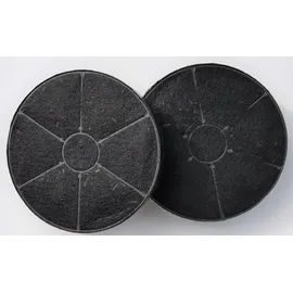 AJS Aktivkohlefilter FR7524 wie PKM CF110 Respekta MIZ0023 Bomann KF561 - 2 Stück - Schwarz