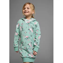 Kidsworld Sweatkleid in mint-bedruckt | Gr.: 92/98