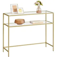 VASAGLE Konsolentisch Gold