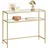 VASAGLE Konsolentisch Gold
