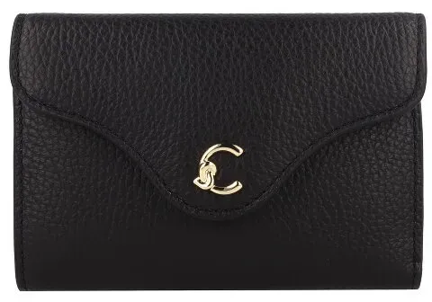 Coccinelle C-Me Geldbörse Leder 14 cm  schwarz