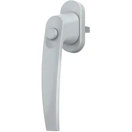 MS Beschläge Sicherheitsfensterbeschlag Fensterklinke Fenstergriff mit Druckknopf Kinderschutz Fensterolive Silber