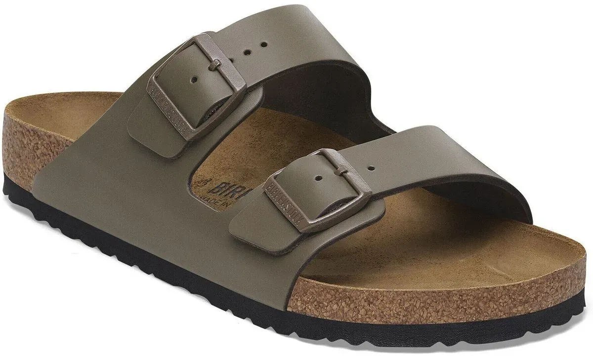 Birkenstock Arizona Natural Leather concrete gray (1547) Schmal 41