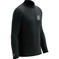 Compressport Seamless Zip Sweatshirt kapuzenjacke schwarz
