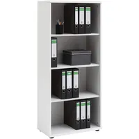 Schildmeyer Serie 200 Aktenregal 65,1 x 34,5 x 146,9 cm weiß