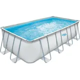 Frame Pool Elite 732 x 366 x 132 cm rechteck grau