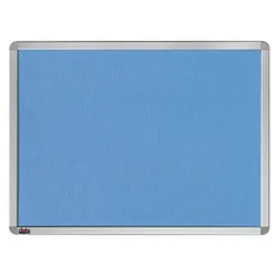 dots Pinnwand 90,0 x 60,0 cm Textil blau