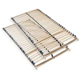 Sleepneo Lattenrost 180x200, Ergonomischer 7-Zonen-Lattenrost aus Buchenholz, 28 Latten, Selbstmontage, hohe Traglast bis 150Kg