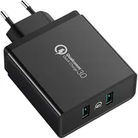 UGREEN Wandladegerät 2xusb-a 36w Qc3.0 schwarz (cd161)