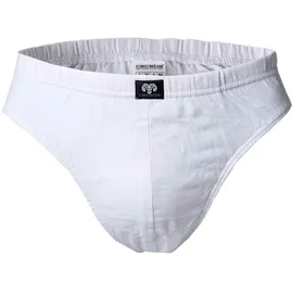 CECEBA Slip Basic, Baumwolle, M-3XL, einfarbig Weiß L