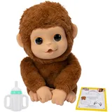 Moose Little Live Pets My Baby Monkey: Interaktiver Spielzeugaffe Mango mit über 50 Geräuschen und Reaktionen
