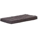vidaXL Palettenkissen 120 x 80 x 10 cm anthrazit 1 St.