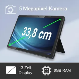 Xoro MegaPAD 1333 Pro 2 5G 13,3" 2023 6 GB RAM 128 GB Schwarz