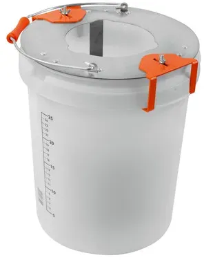 MIXEO SET REINIGER FÜR KLEBEMISCHER MIT 3 BÜRSTEN UND 30L EIMER