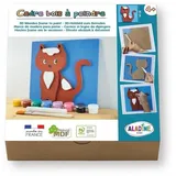 Aladine - 3D-Holzbild zum Bemalen Katze
