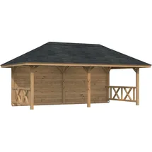 Palmako Bianca 16,6 m2 Set 2 Hellbraun tauchimprägniert