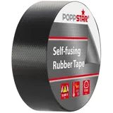POPPSTAR 1x selbstverschweißendes Universal Isolierband und Dichtungsband, LxBxH 10m x 38mm x 0,76mm, schwarz