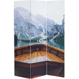 MCW Foto-Paravent MCW-A83, Raumteiler Trennwand Sichtschutz, MVG-zertifiziert ~ 180x121cm Boot