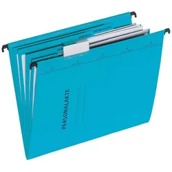 Pagna - Hängeregister - 4 Fächer - mit Register - Blau
